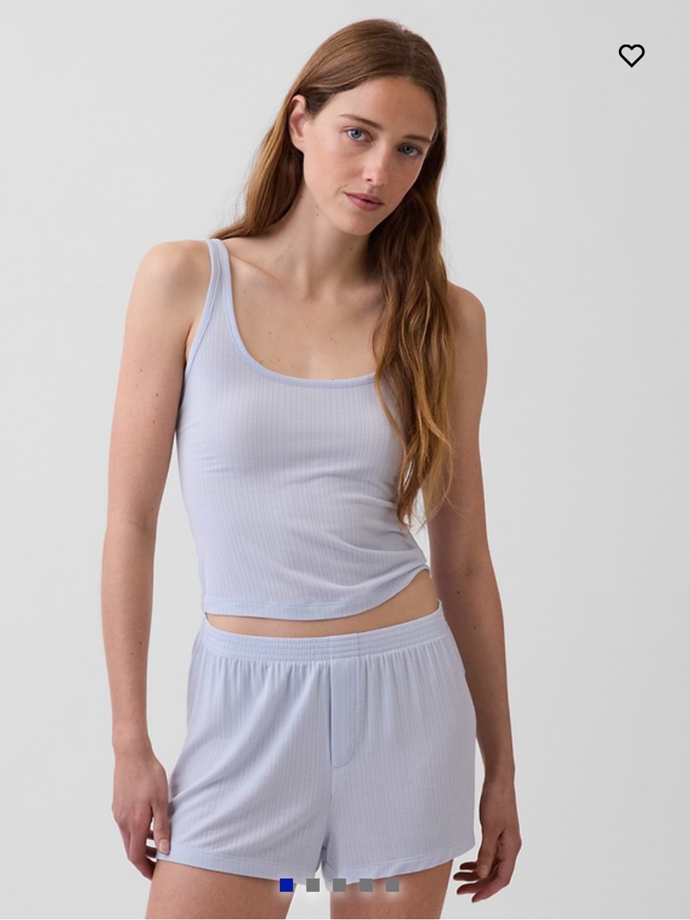 GAP Light Blue Ribbed Tank